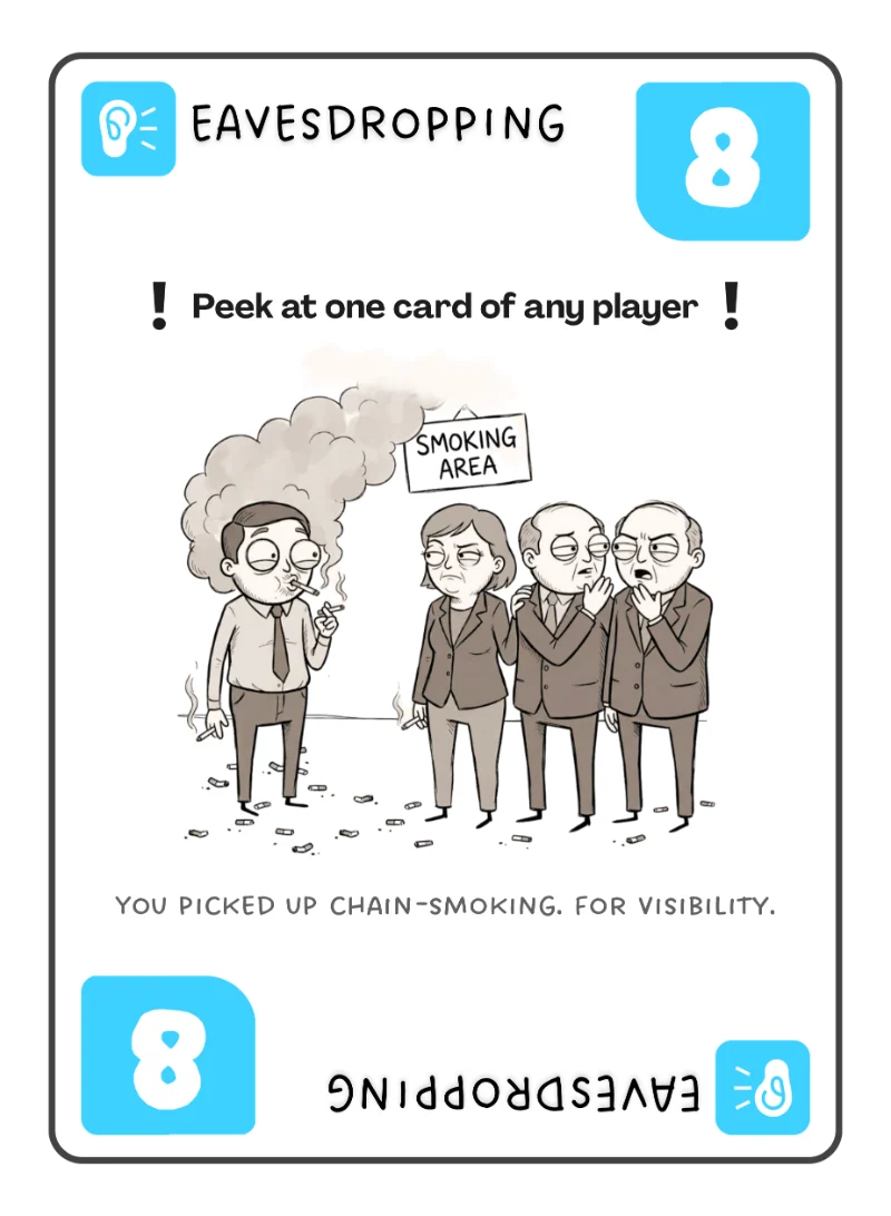 Eavesdropping card