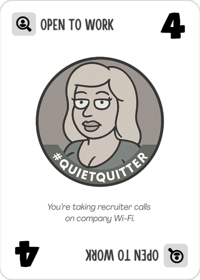 Open To Work card
